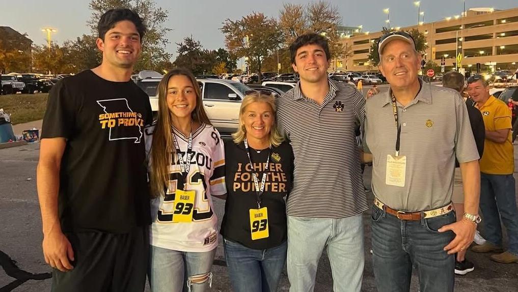 ‘Two people missing’: Mizzou punter Luke Bauer is finishing football career through grief